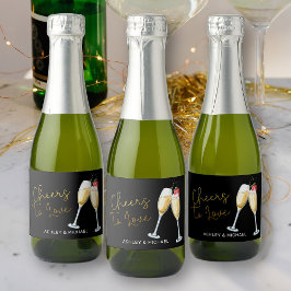 Cheers to Love ストロベリースパークリングワイングラス M スパークリングワインラベル