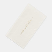 Cheers to Love Elegant Wedding Guest Towel (コーナー)