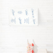 Cheers to Love Script Wedding Bar Menu Banner Sign 横断幕 (インサイチュ)