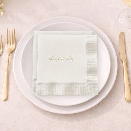 Cheers to Love Wedding Napkin 縁ありカクテルナプキン