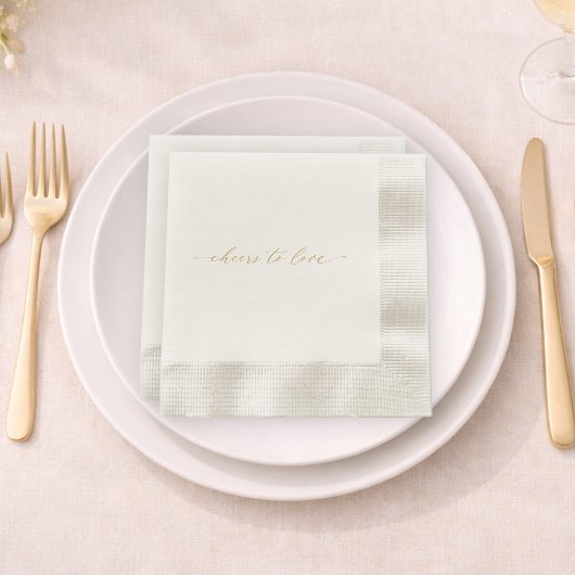 Cheers to Love Wedding Napkin 縁ありカクテルナプキン