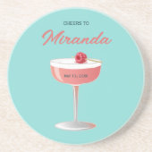Cheers to [Name] Personalized Party  コースター (正面)