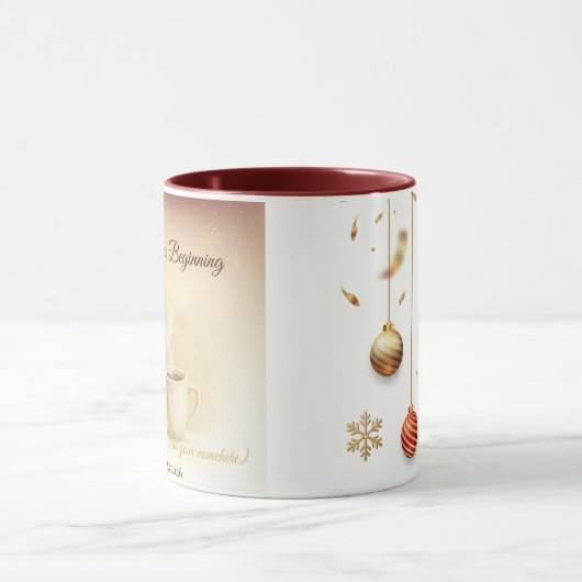 Cheers to New Beginnings | Custom Holiday Mug 2026 マグカップ (中央)
