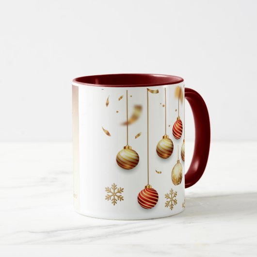 Cheers to New Beginnings | Custom Holiday Mug 2026 マグカップ (正面右)