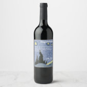 Cheers to New Heights: Custom Wine Labels for Cele ワインラベル (正面)