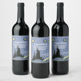 Cheers to New Heights: Custom Wine Labels for Cele ワインラベル