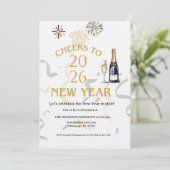 Cheers to New Year Party Gold 招待状 (スタンド正面)