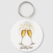 Cheers to Sparkling 2026 Keychain キーホルダー (正面)