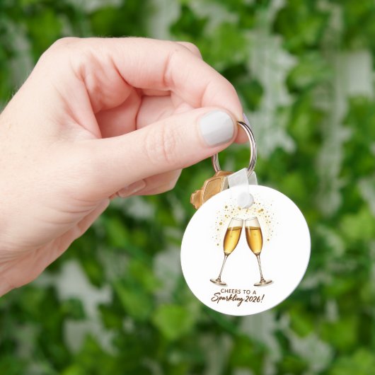 Cheers to Sparkling 2026 Keychain キーホルダー (手)