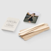 Cheers to the Grad Personalized Photo Graduation ハンドファン (組立なし)