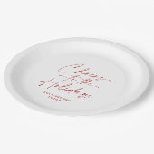 Cheers to the Holidays Festive ペーパープレート (アングル)