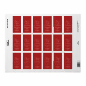 Cheers to the Holidays Festive ラベル (フルシート)