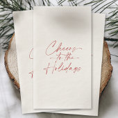 Cheers to the Holidays Guest Towel