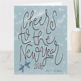 cheers to the new year カード