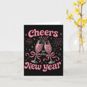 Cheers To The New Year 2026 Nk Celebration Gift  カード (黄色い花)