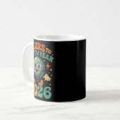 Cheers To The New Year 2026 Retro Disco Gift  コーヒーマグカップ (正面左)