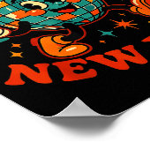 Cheers To The New Year 2026 Retro Party Gift  ポスター (角)