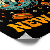 Cheers To The New Year 2026 Retro Party Gift  ポスター (角)