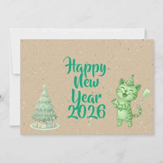Cheers to the New Year Card カード (正面)