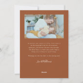 Cheers To The New Year Terracotta Multi Photo シーズンカード (裏面)