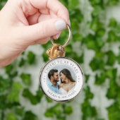 Cheers To X Years Custom Photo Anniversary  キーホルダー (手)