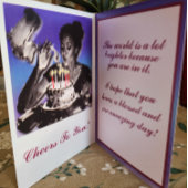 Cheers To You Birthday Cake Greeting  カード