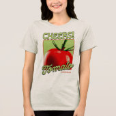 Cheers Tomato Retro Pop Art トライブレンドＴシャツ (正面)