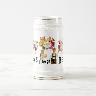 Cheers with beer! ビールジョッキ