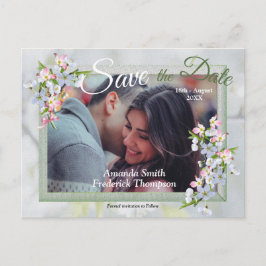 Cheery Blossom春Save the Dates 案内ポストカード