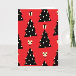 Cheery Christmas tree card カード