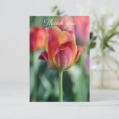 Cheery Tulip Thank You Card サンキューカード (スタンド正面)