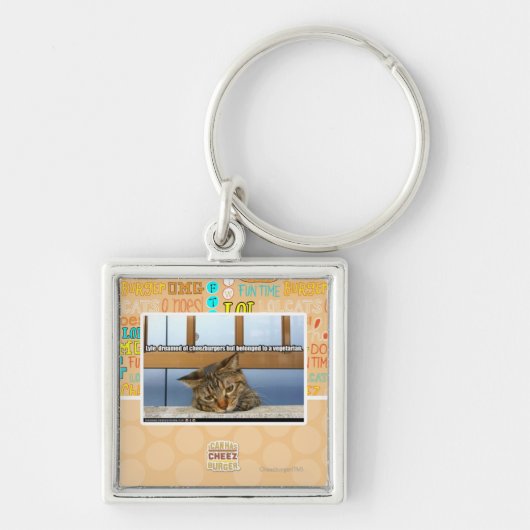 Cheesburgersの夢を見ること キーホルダー (正面)