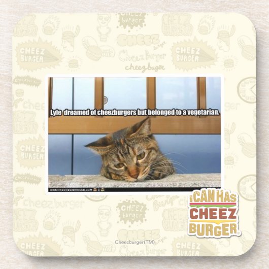 Cheesburgersの夢を見ること コースター (正面)