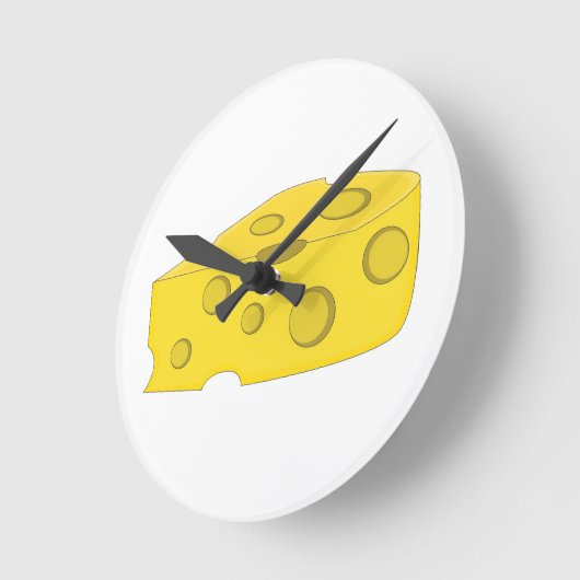 Cheese ラウンド壁時計 (傾斜)