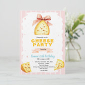 Cheese Birthday Party Invitation 招待状 (スタンド正面)