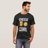 Cheese Cheesy Funny Food Lover Pun Joke Cheese Gir Tシャツ (正面フル)