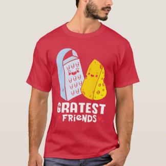 Cheese Grater Gratest Greatest Friends retro Tシャツ