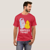 Cheese Grater Gratest Greatest Friends retro Tシャツ (正面フル)