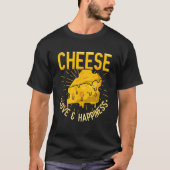 Cheese Love and Happiness Tシャツ (正面)