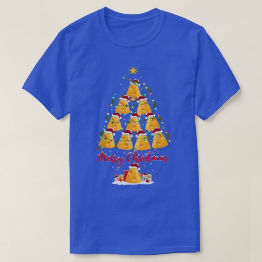 Cheese Lover Xmas Matching Santa Cheese Christmas  Tシャツ (デザイン正面)