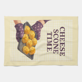 Cheese Scone Tea Towel Cottagecore Kitchen Gift キッチンタオル