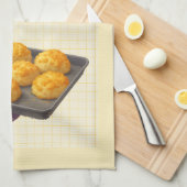 Cheese Scone Time — Kitchen Tea Towel キッチンタオル (四つ折り)