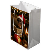 Cheese Tax Christmas gift bag - Doberman ミディアムペーパーバッグ (正面アングル)