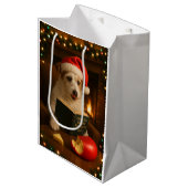 Cheese Tax Christmas gift bag - Jack Russell ミディアムペーパーバッグ (正面アングル)