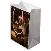 Cheese Tax Christmas gift bag - Jack Russell ミディアムペーパーバッグ (裏面アングル)