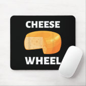 Cheese Wheel Video Game Meme Design  マウスパッド (マウス)