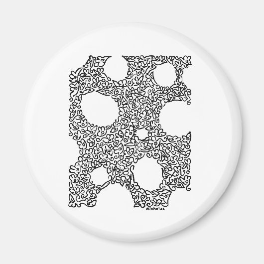 CHEESE withネズミby NICHOLAS マグネット (正面)