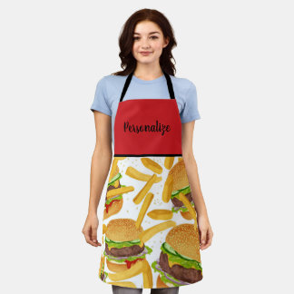Cheeseburger & Fries Apron エプロン
