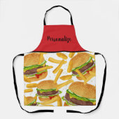 Cheeseburger & Fries Apron エプロン (正面)
