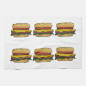 Cheeseburger Kitchen Towel キッチンタオル (横)